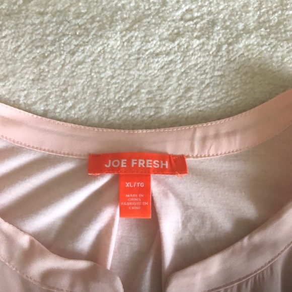 Soft baby pink pastel cropped sleeve blouse - Picture 3 of 7